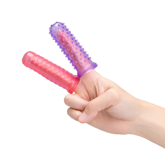 2 Piece Textured Finger Sleeves | Le Wand 2 Piece Textured Finger Sleeves | Le Wand