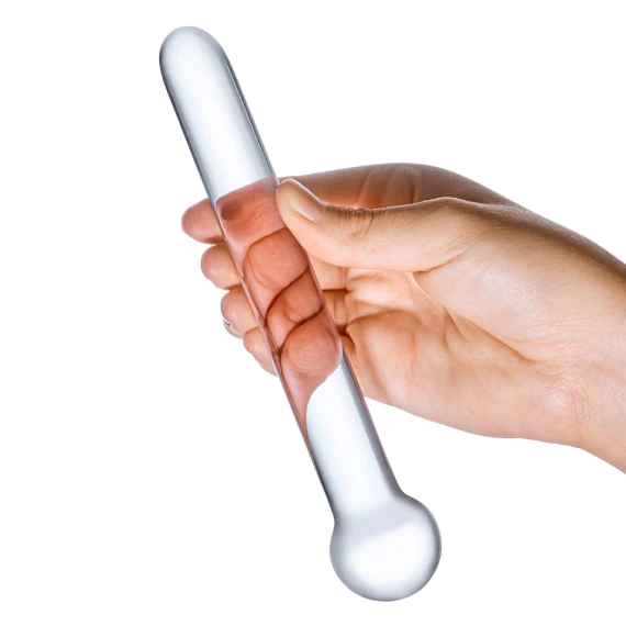 Glas Toy 7 Inch Straight Glass Dildo - Save 60% Off | Le Wand