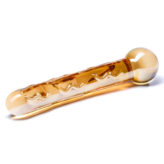 Glas Toy 7.5 Inch Orange Tickler Glass Dildo - Save 60% Off | Le Wand Glas Toy 7.5 Inch Orange Tickler Glass Dildo - Save 60% Off | Le Wand