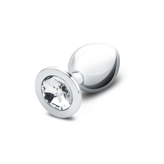 Large Metal Jewel Butt Plug