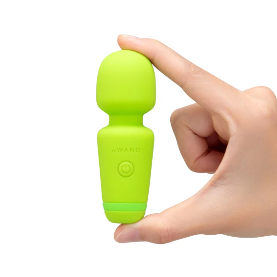 Le Wand Brat Green Mini Wand Vibe - 100% Brat-Approved!