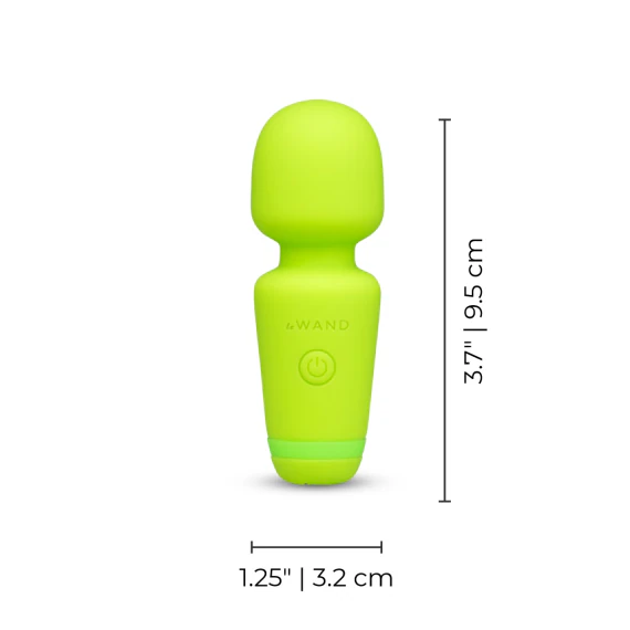 Le Wand Brat Green Mini Wand Vibe - 100% Brat-Approved! Le Wand Brat Green Mini Wand Vibe - 100% Brat-Approved!
