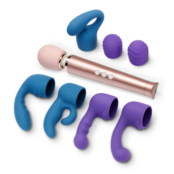 Le Wand Petite Massager and Attachments Bundle (NEW) Le Wand Petite Massager and Attachments Bundle (NEW)