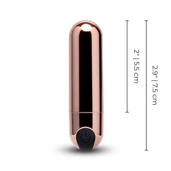 Mini Rechargeable Rose Gold Bullet | Le Wand
