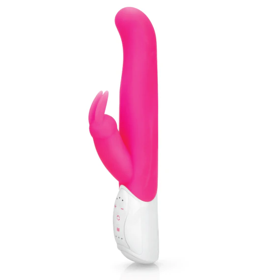 Rabbit Essentials Pink G-Spot Vibrator with Rotating Shaft