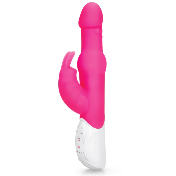 Rabbit Essentials Pink Pearls Vibrator with Rotating Shaft