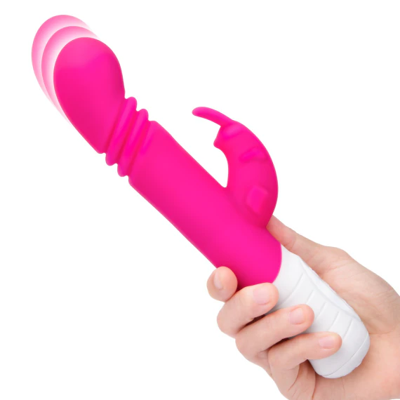 Rabbit Essentials Thrusting Slim Shaft Vibrator with Throbbing Function |  Le Wand