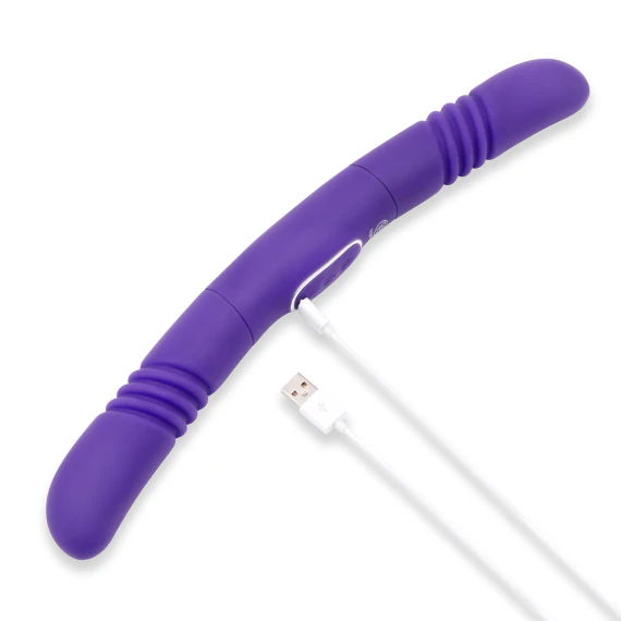animated sex doll Together Vibes Double Delight Double-Ended Vibrating Dildo