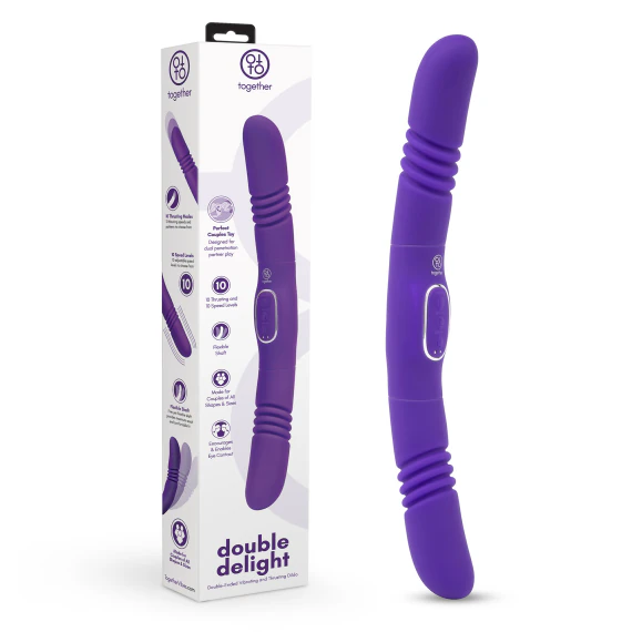 Together Vibes Double Delight Double-Ended Vibrating Dildo