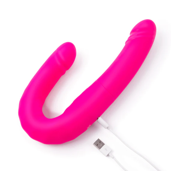 Together Vibes Duo Double-Ended Vibrating and Thrusting Dildo | Le Wand