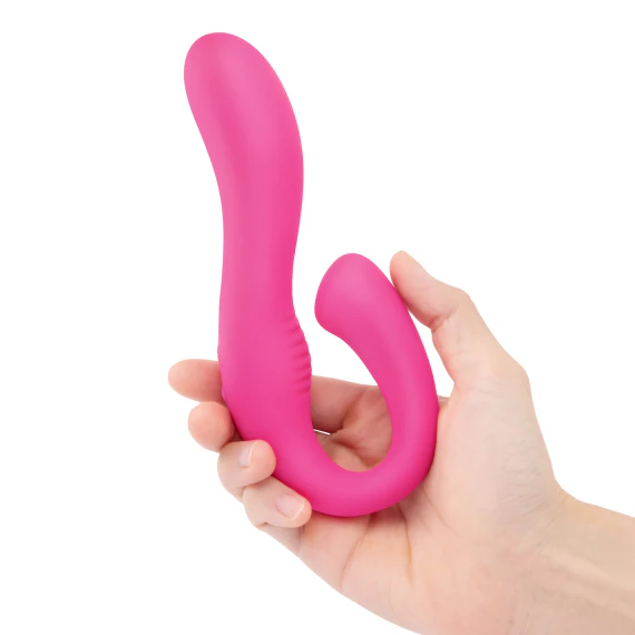 Together Vibes Harmony Vibe Double-Ended Curved Vibrating Dildo | Le Wand