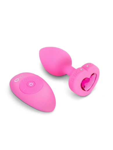 b-Vibe Vibrating Heart Plug - Small