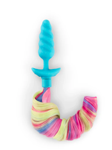 b-Vibe Limited Edition Unicorn Tail Butt Plug