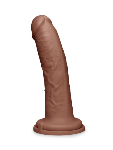 8.5" Realistic Dildo - Brown