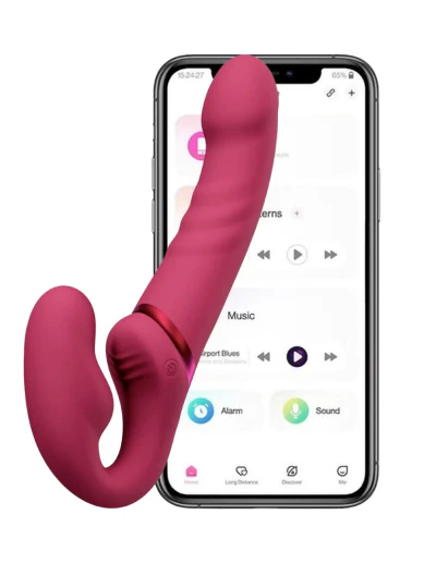 Lovense Lapis Rechargeable Silicone Dual End Strapless Strap-On Dildo