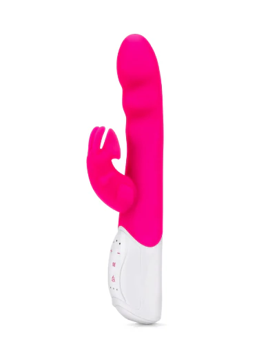 Rabbit Essentials Clit Suction Vibrator with Throbbing Shaft