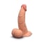 slipskin realistic silicone dildo - curvy