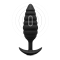 Twist Texture Large Vibrating Rechargeable Silicone Plug