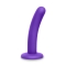 5" Purple Curved Silicone Dildo