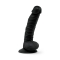 8" Realistic Dildo with Suction Cup - Black