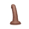 6" Realistic Dildo - Brown