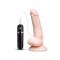 6 Inch Realistic Vibrating Dildo with Suction Cup - Cream