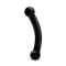 5.5" Double-Bull Black Dildo