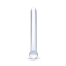 7" Straight Glass Dildo