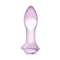 5" Rosebud Glass Butt Plug