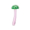7.5 Inch Magic Mushroom Glass Dildo