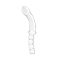 12.5" Girthy Double-Sided Dong with Anal Bead Grip Handle