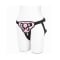 pretty in pink strap-on harness