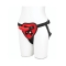 Red Heart Strap On Harness & 5" Dildo Set