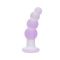 Lavender Haze Beaded Curved Rechargeable Vibrating Silicone Probe