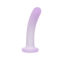 Lavender Haze Slender Curved Rechargeable Vibrating Silicone Dildo