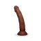 Together Tones 6.75 Inch Realistic Curved Strap-On Dildo with Flared Suction Base