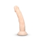 Together Tones 6.75 Inch Realistic Curved Strap-On Dildo with Flared Suction Base