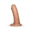Together Tones 6.5 Inch Realistic Girthy Strap-On Dildo with Flared Suction Base