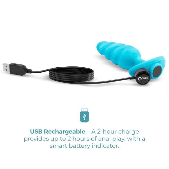 b-Vibe Limited Edition Unicorn Tail Butt Plug - Back in Stock! | Le Wand b-Vibe Limited Edition Unicorn Tail Butt Plug - Back in Stock! | Le Wand