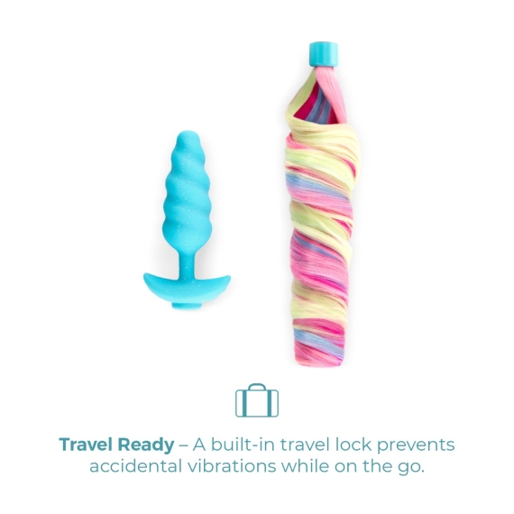 unicorn tail anal plug Furry Tales Silicone Unicorn Butt Plug – Whipsmart main image 1