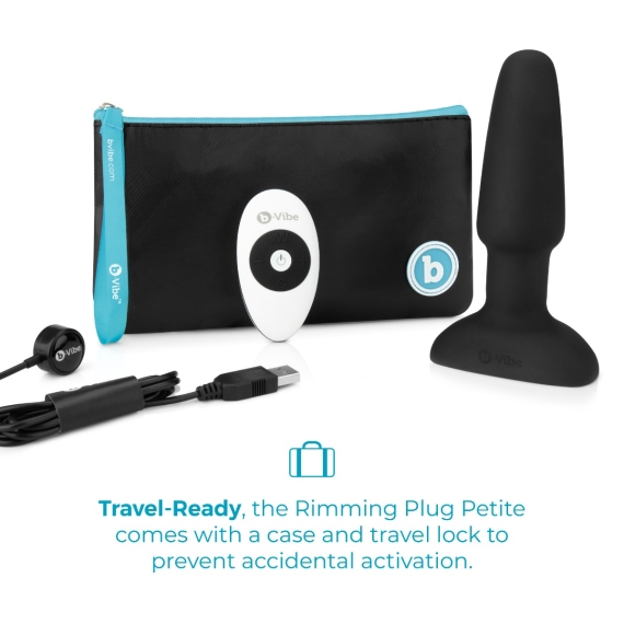 b-Vibe Rimming Plug 2 - Remote Control Vibrating Butt Plug | Le Wand