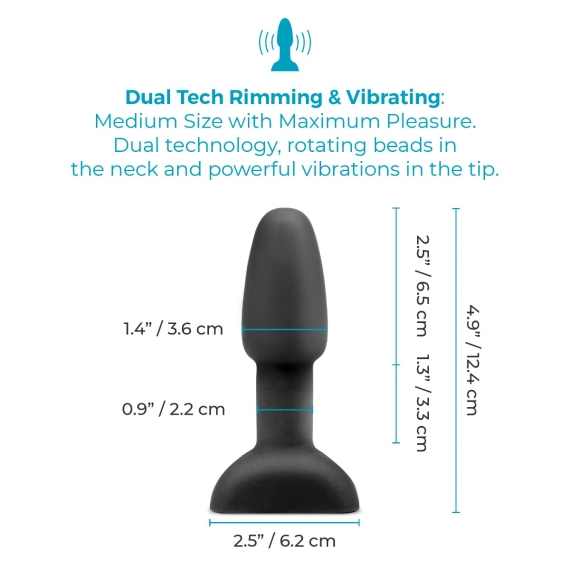 b vibe vibrating rimming butt plug b-Vibe Rimming Plug 2 – Vibrating Anal Plug with Remote – Kinkly Shop
