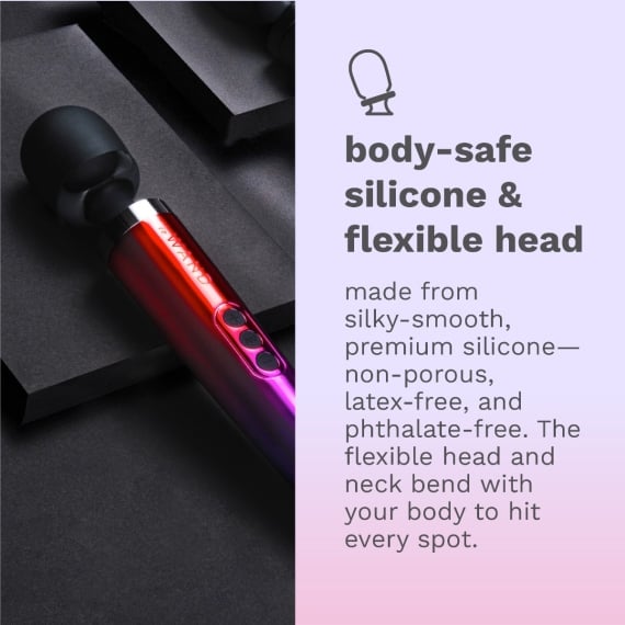Le Wand Die Cast Plug-In Vibrating Massager - Most Powerful Wand