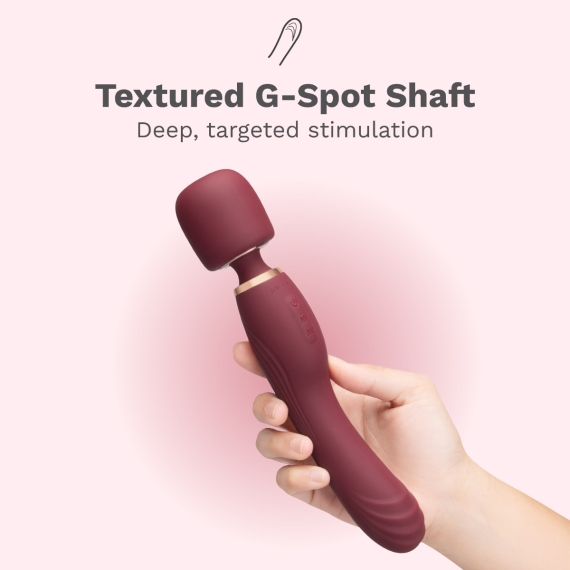 Le Wand Flat Top Fusion G Double-Ended Petite Wand Vibrator