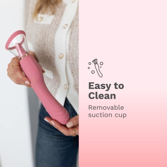 Le Wand Lick 3-in-1 Rechargeable Double-Ended Vibrator (New)