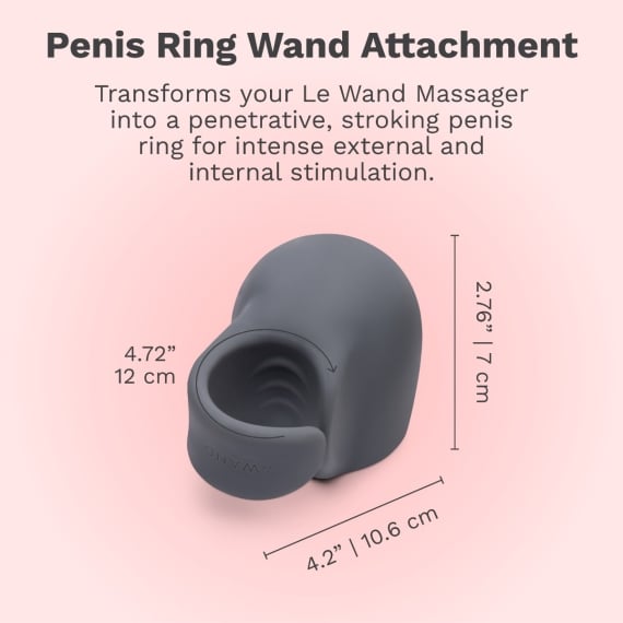 Loop Aufsatz Le Wand. Verwandle deinen Le Wand Massager in ein kraftvolles Toy für Penis-Stimulation. Weiches Silikon, flexible Passform & intensive Vibrationen – kompatibel mit ausgewählten Le Wand Modellen. 