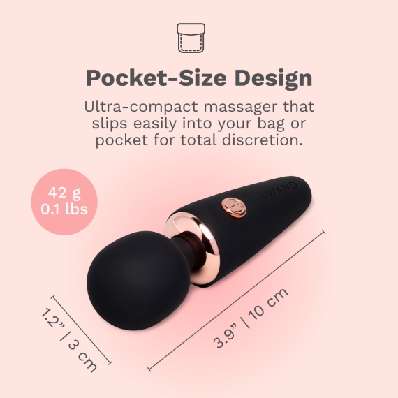 Le Wand Mini Micro Wand Rechargeable Pocket-Size Massager