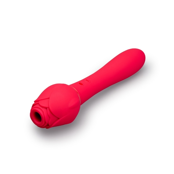 dual rose vibrator Rechargeable Dual Ended Rose Suction Vibrator