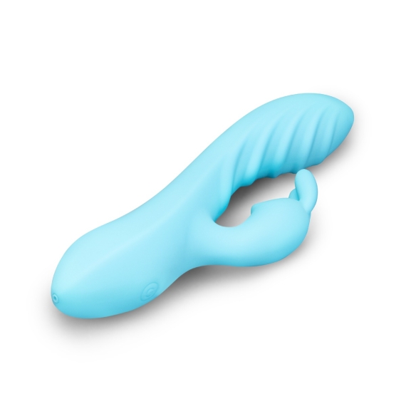 The Rabbit Company Blue Bliss Silicone Rabbit Vibrator | Le Wand