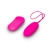 11 Function Remote Control Vibrating Egg - Hot Pink